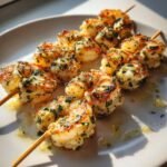 Lemon herb shrimp skewers (air fryer)