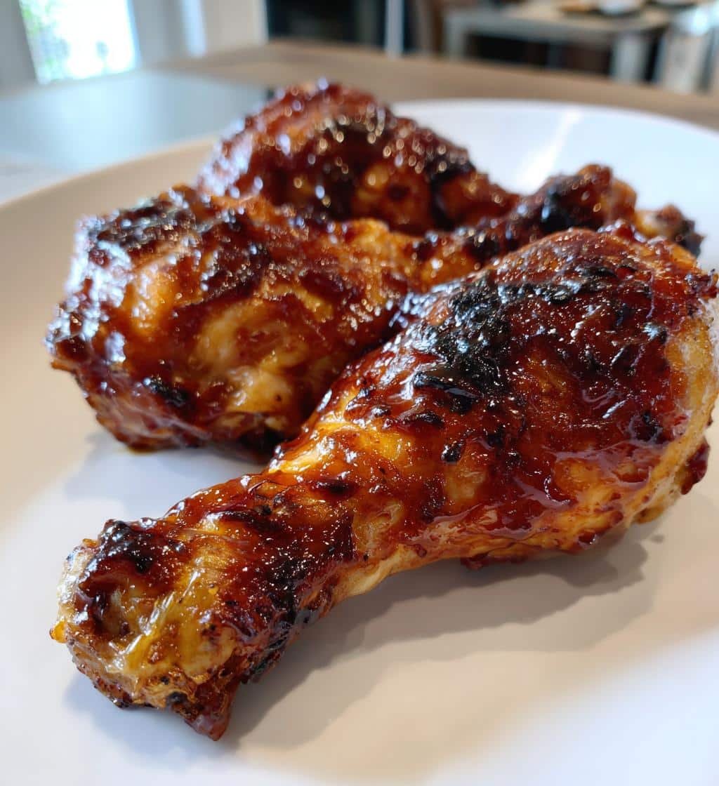 Maple Mustard BBQ Air Fryer Drumsticks