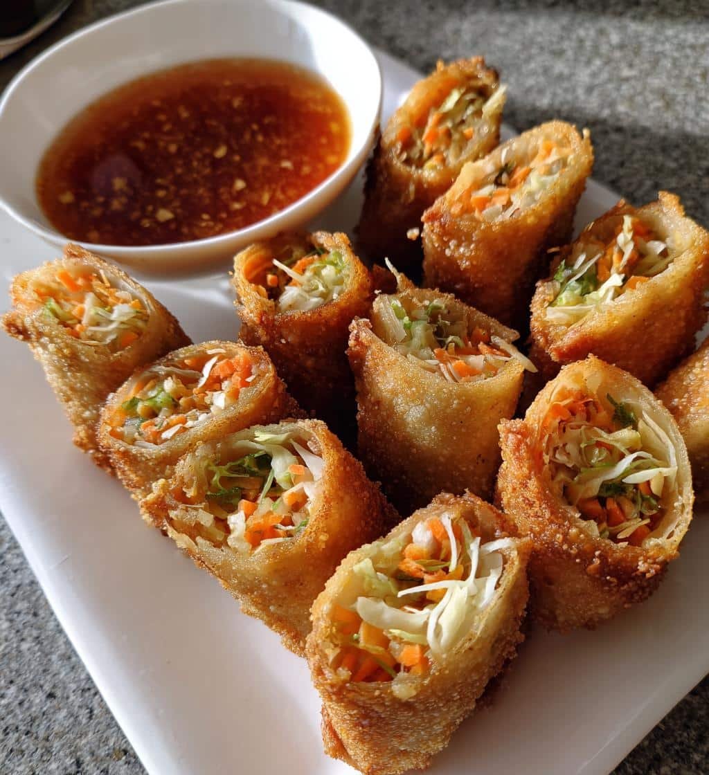 Mini vegetable spring roll bites (air fryer) - detail 1