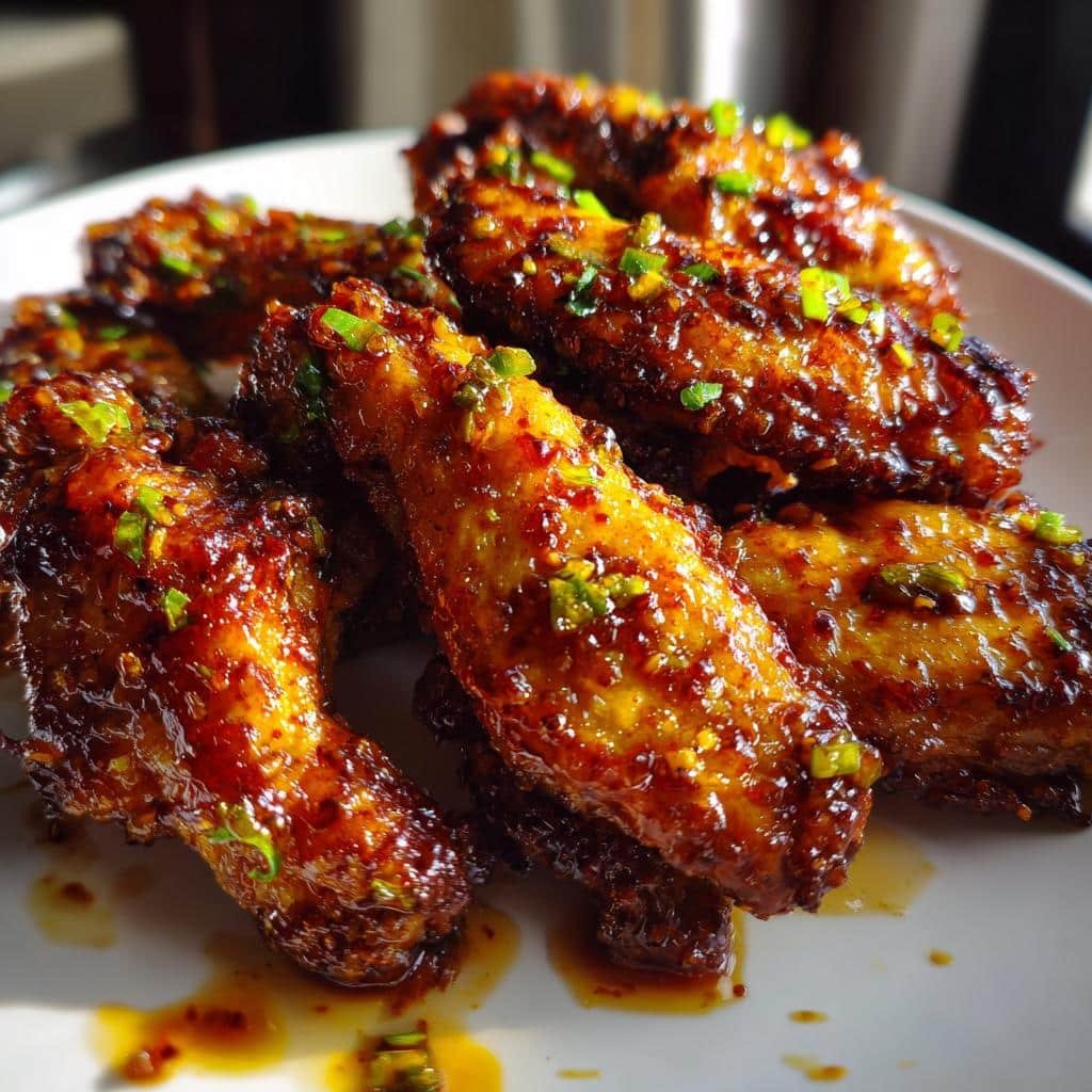Pineapple Jalapeño Air Fryer Wings - detail 1