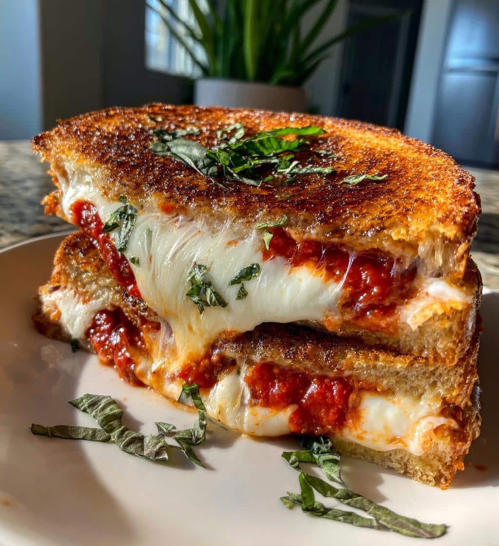 Pizza Margherita Air Fryer Grilled Cheese - detail 1