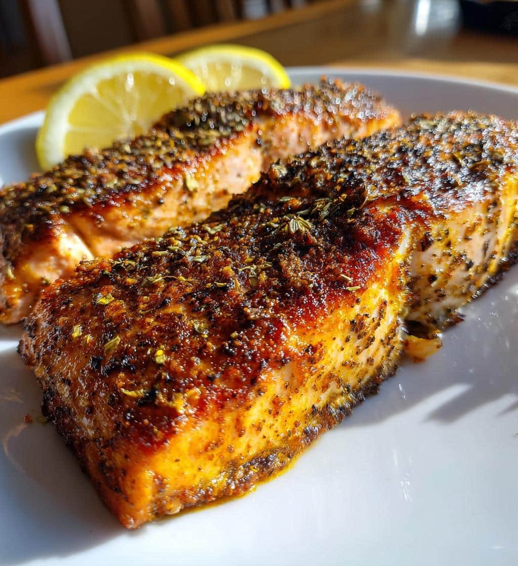 QUICK Air Fryer High-Protein Salmon - Cajun