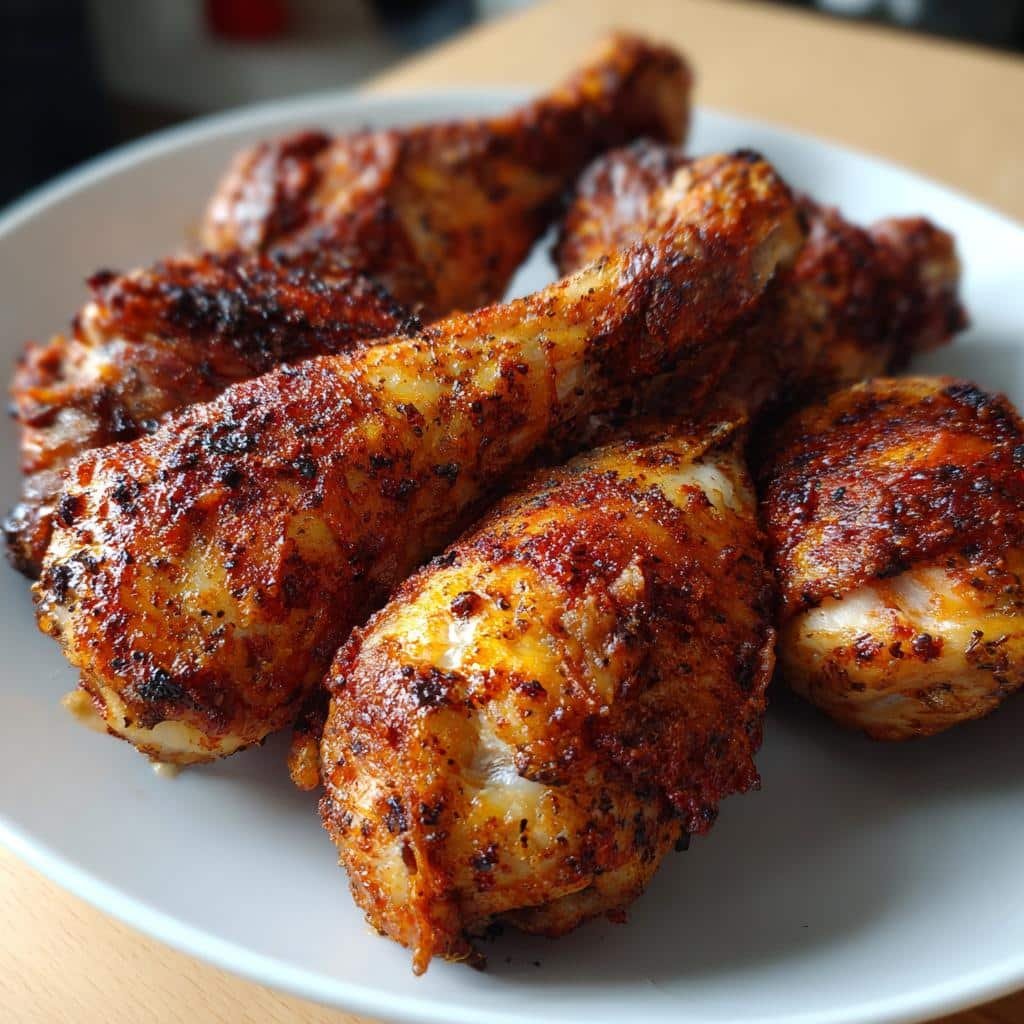 Quick 15 Minute Air Fryer Drumsticks - detail 1