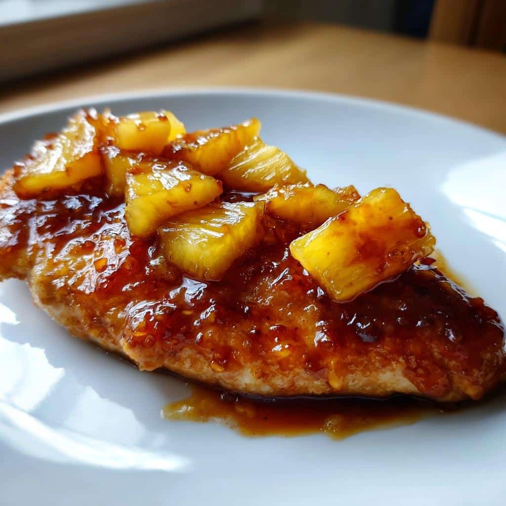 Quick Air Fryer Pineapple Teriyaki Chicken Fillet - detail 1