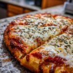 Quick Air fryer Naan Flatbread Pizza Garlic Bread