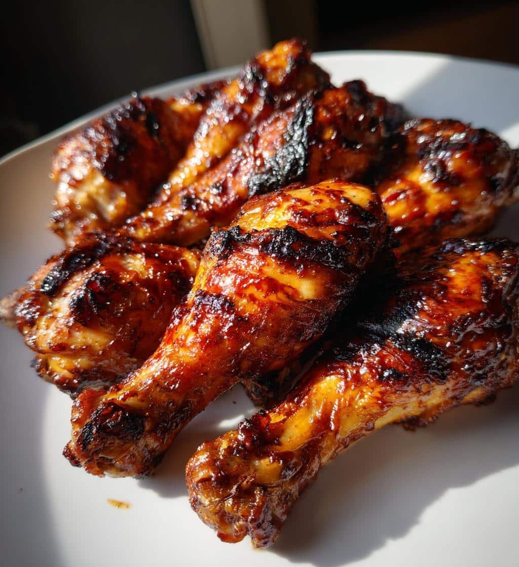 Quick Brown Sugar BBQ Air Fryer Drumsticks