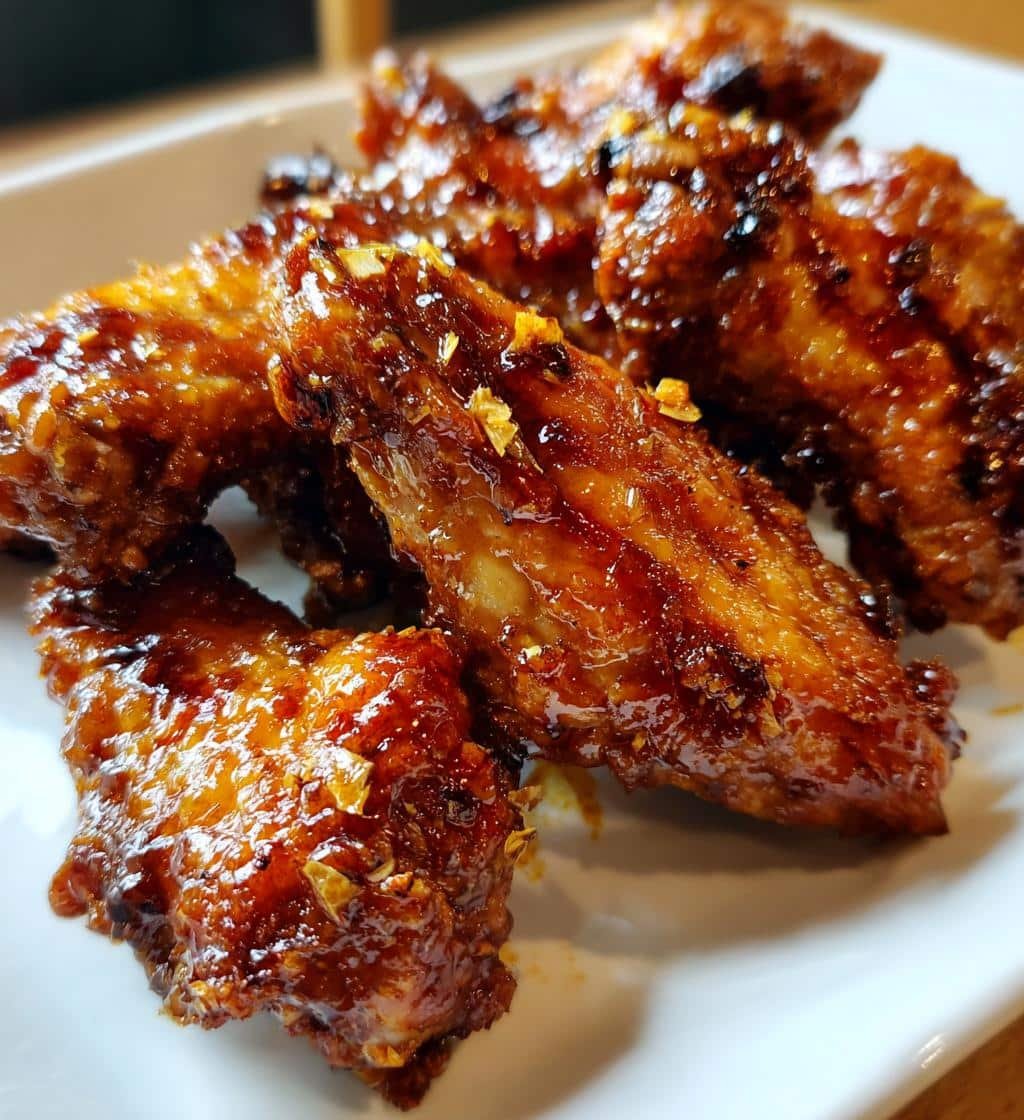 Soy Garlic Ginger Air Fryer Wings - detail 1