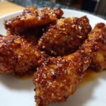 Soy Garlic Ginger Air Fryer Wings