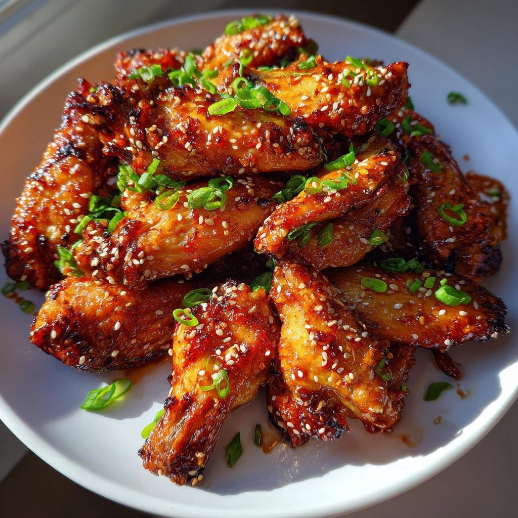 Sticky Asian Air Fryer Wings (Mixed Sauces) - detail 1