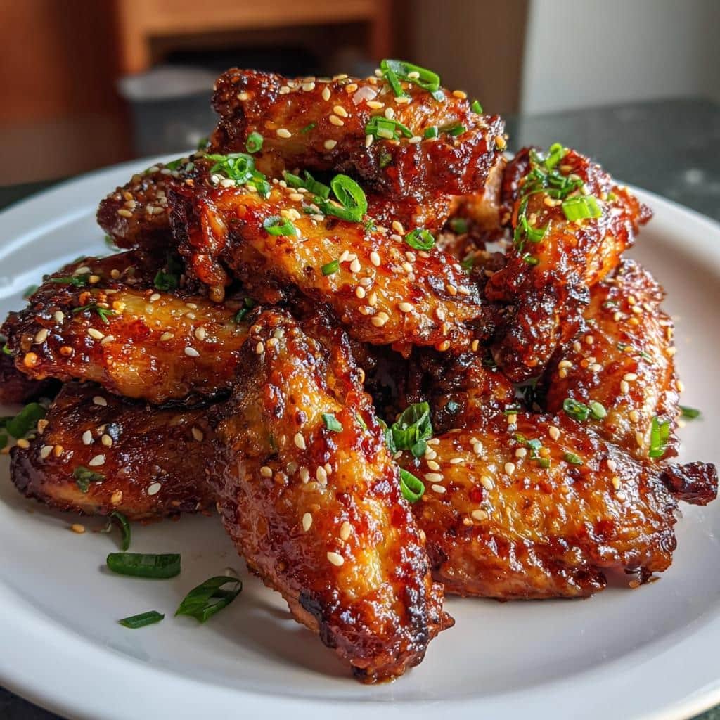 Sweet Chili Garlic Air Fryer Wings - detail 1