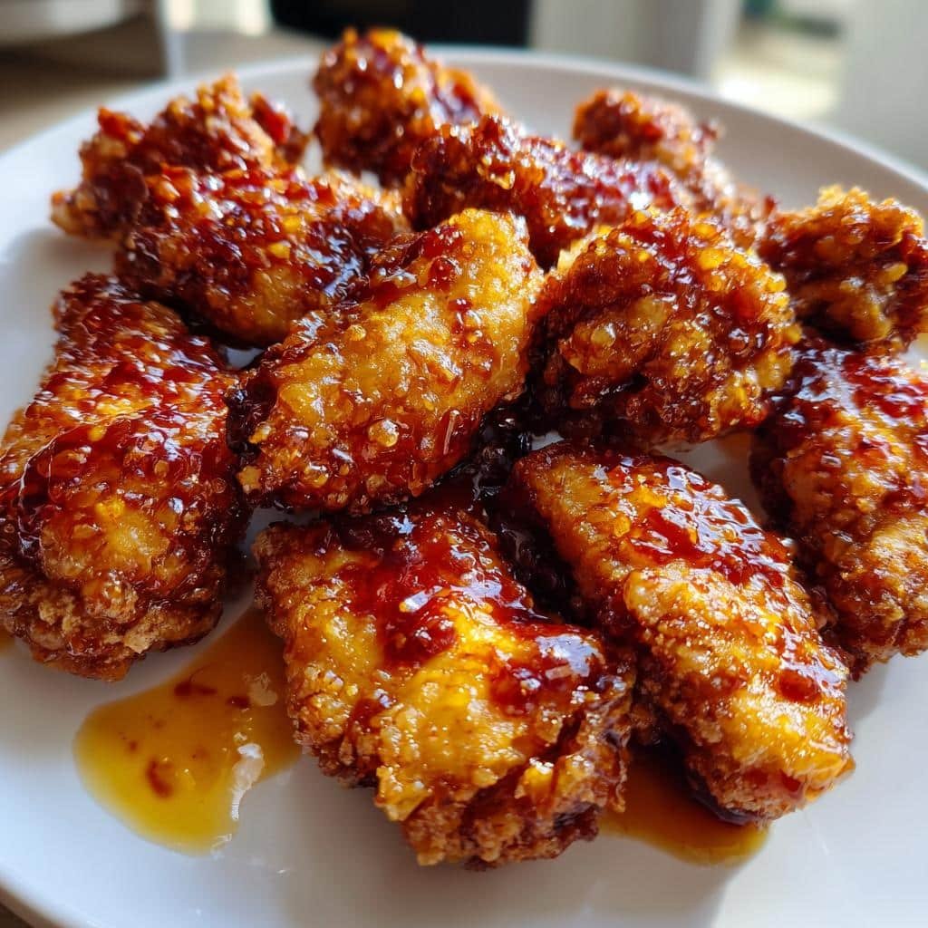 Sweet chili wing bites in air fryer - detail 1