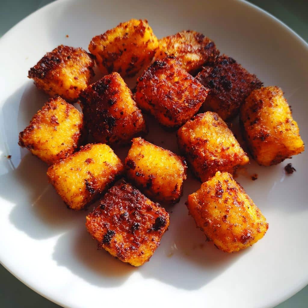 Sweet potato fry bites (air fryer, no-oil)