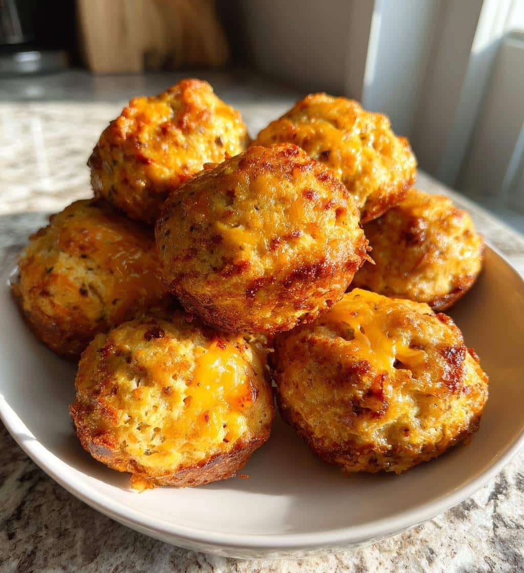 Air Fryer 3-Ingredient Rotel Sausage Balls