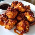 Air Fryer BBQ cauliflower wing bites