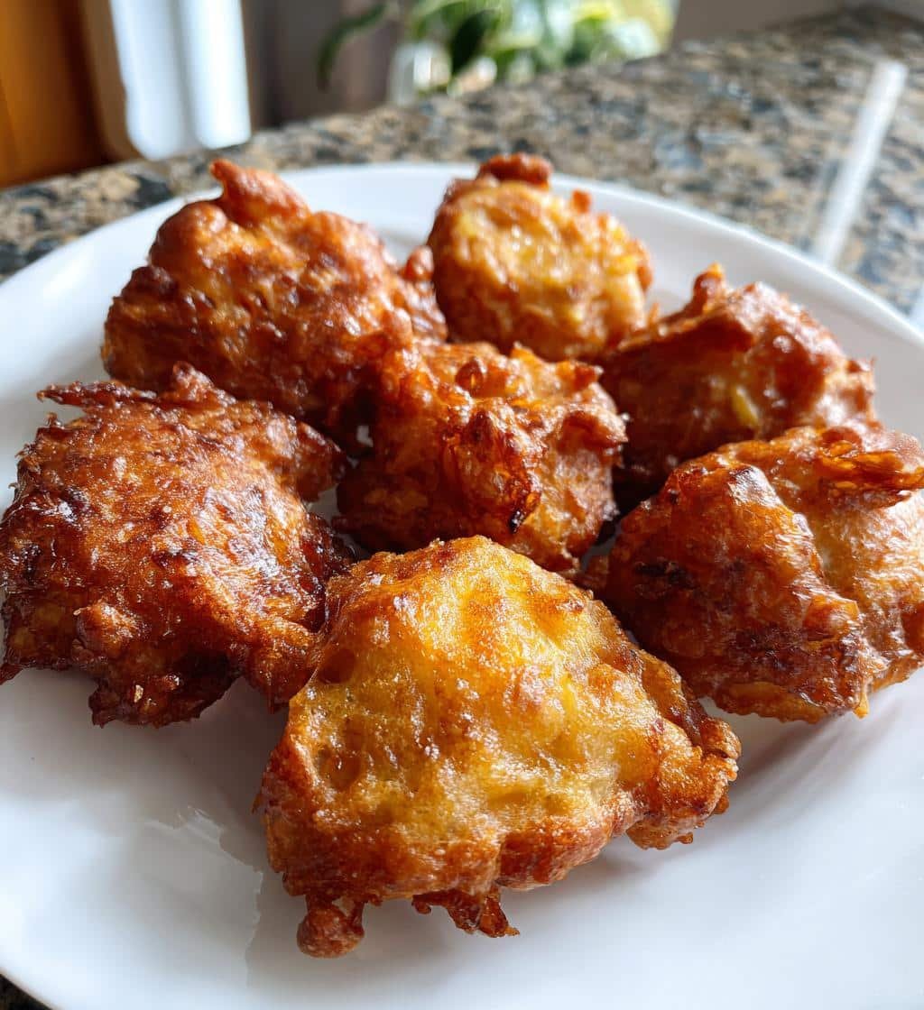 Air Fryer Banana Fritters Recipe