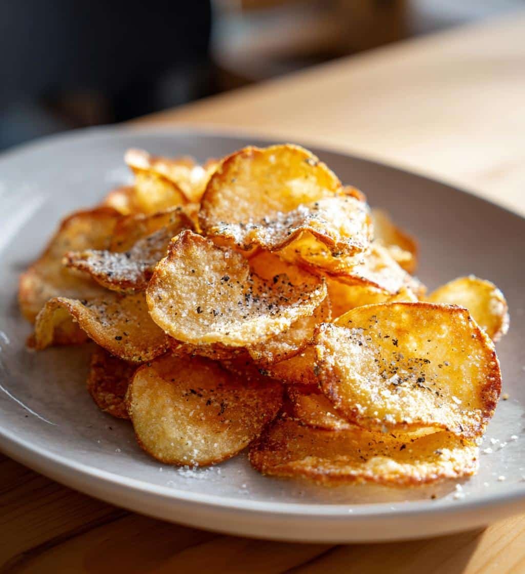 Air Fryer Black Truffle Oil Chips - detail 1