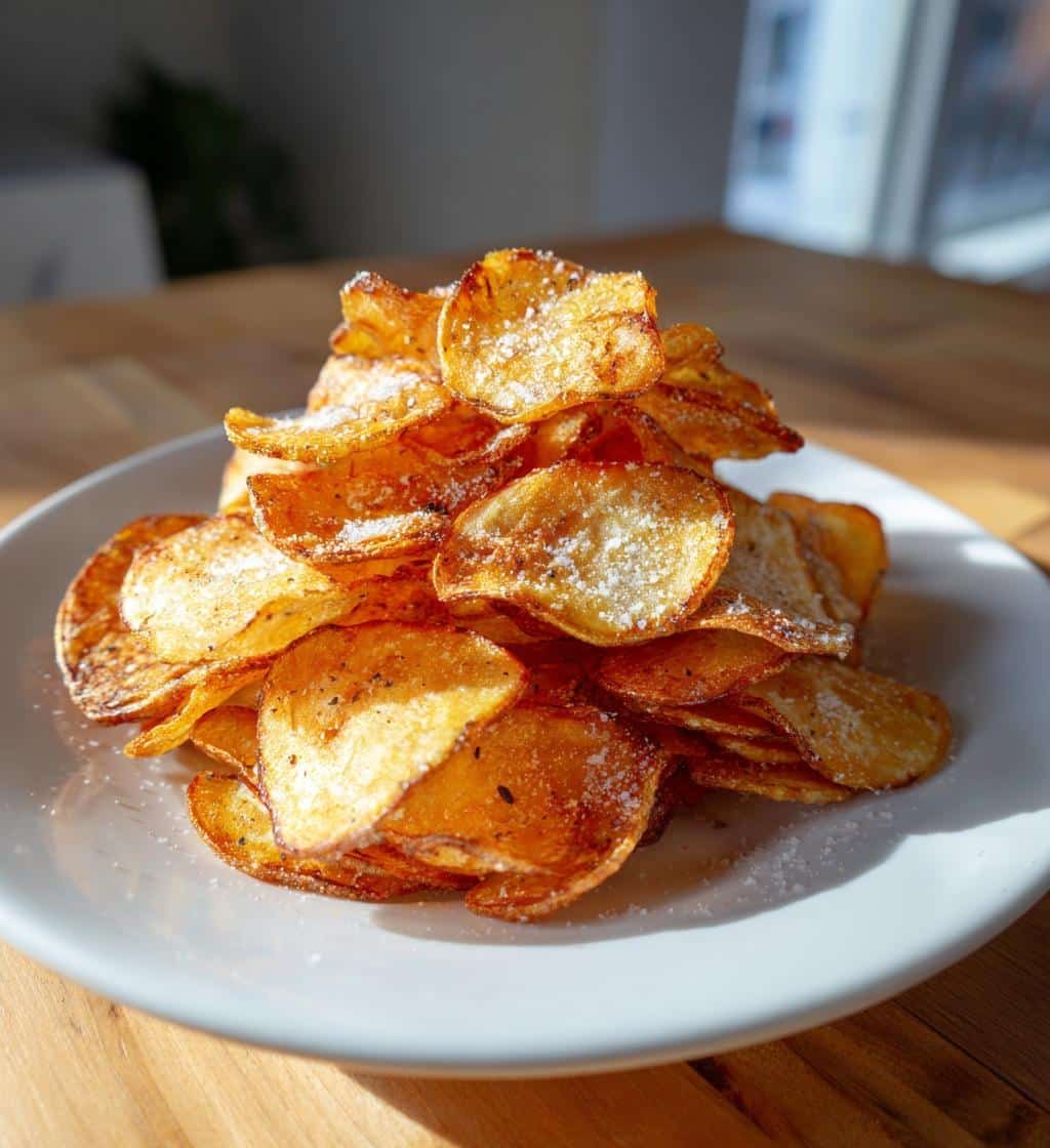 Air Fryer Black Truffle Oil Chips