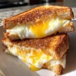 Air Fryer Breakfast Pizza Grilled Cheese