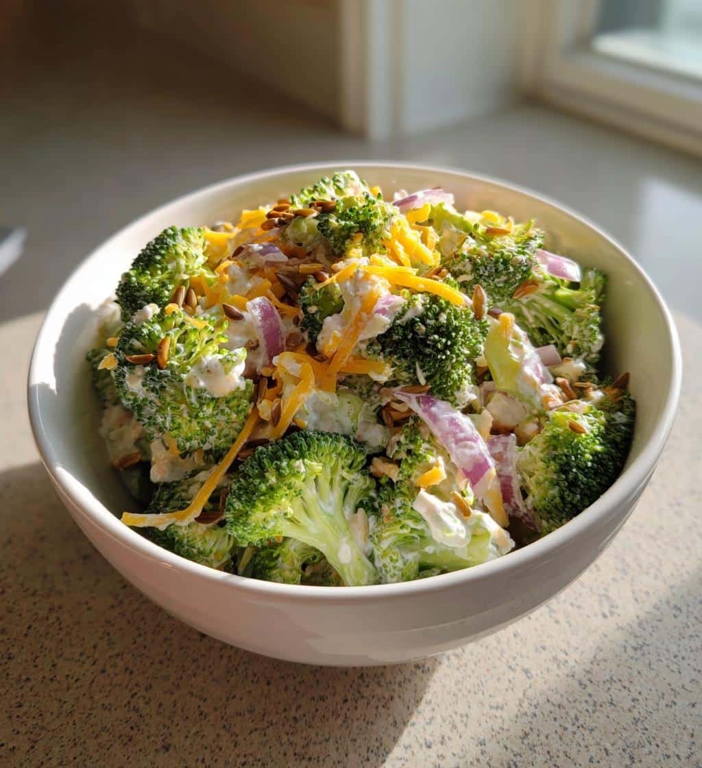 Air Fryer Broccoli Cheddar Salad Slaw - detail 1