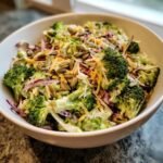 Air Fryer Broccoli Cheddar Salad Slaw