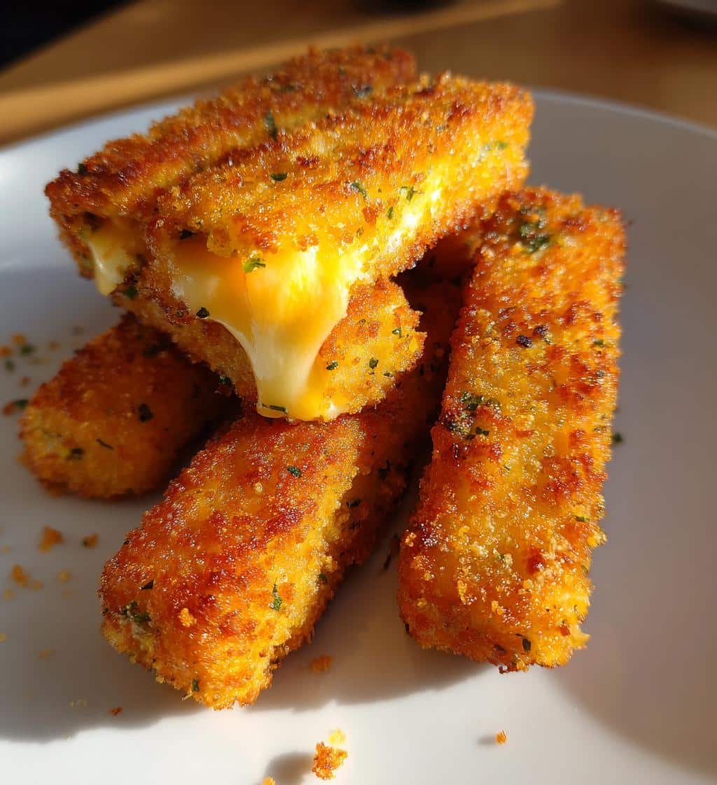 Air Fryer Broccoli & Cheddar Sticks - detail 1