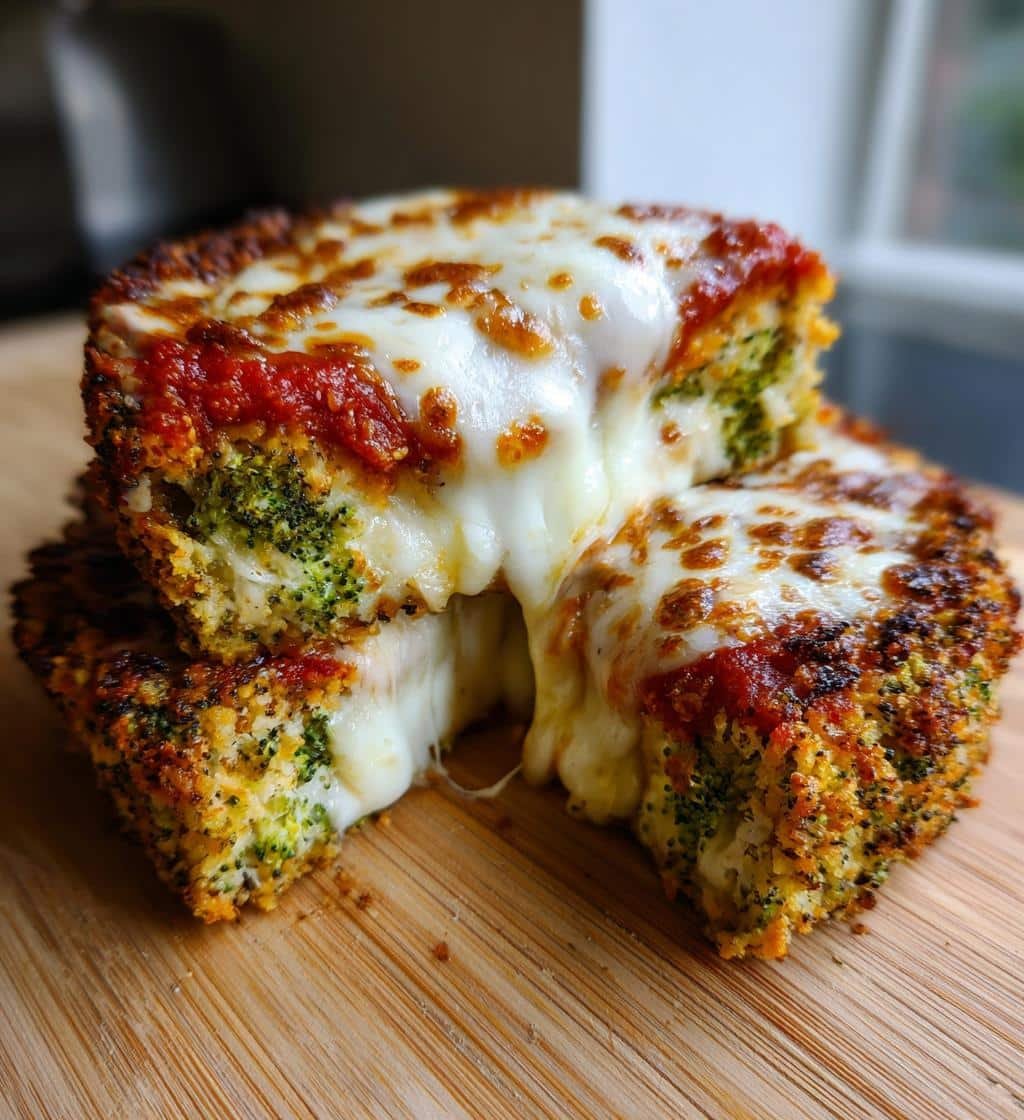 Air Fryer Broccoli & Cheese Fritter Crust Pizza - detail 1