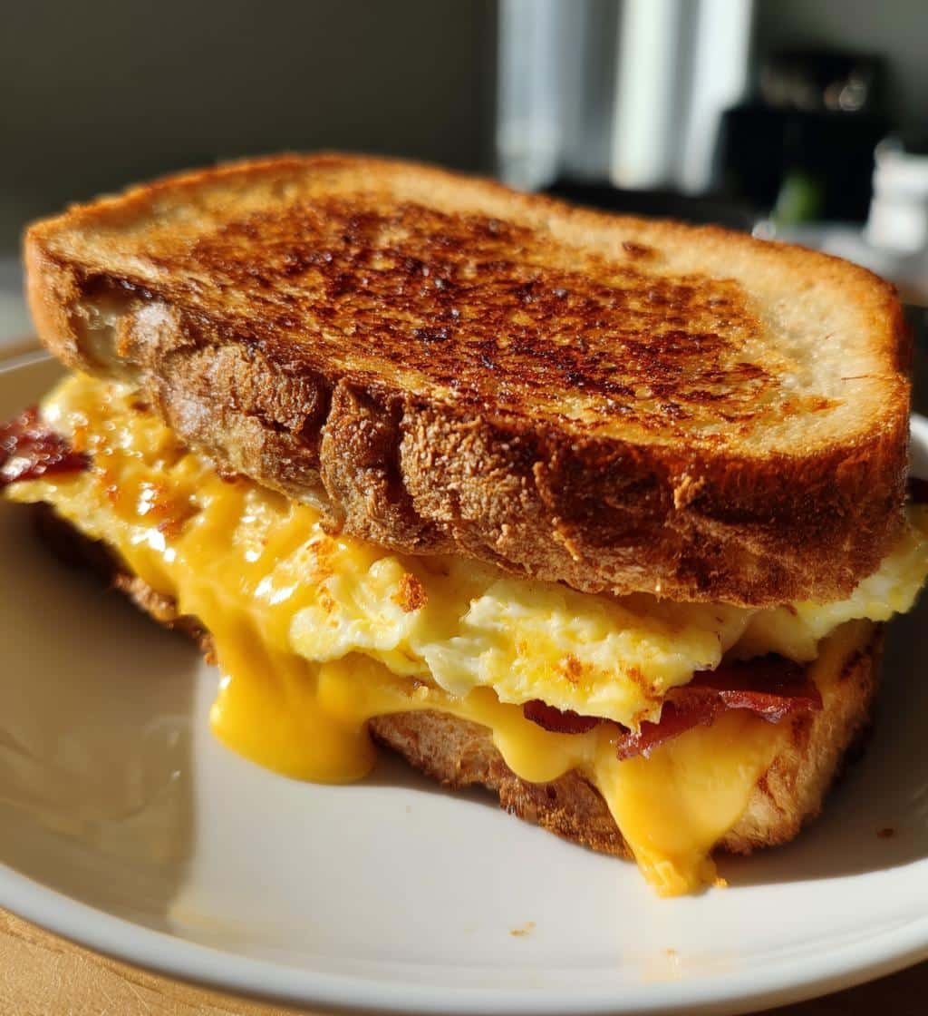 Air Fryer Budget $1 Breakfast Sandwich