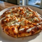 Air Fryer Buffalo Chicken Pizza