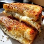 Air Fryer Burrata Grilled Cheese