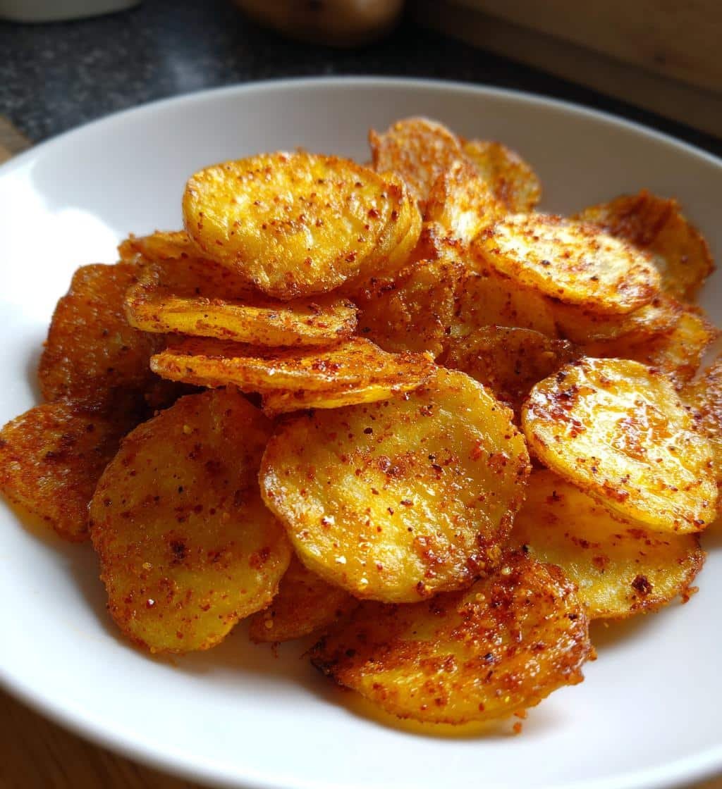 Air Fryer Cajun Seasoning Chips