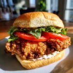 Air Fryer Cajun Spiced Chicken Sandwich