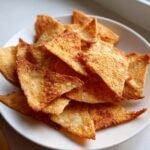 Air Fryer Cassava Flour Tortilla Chips (Paleo)