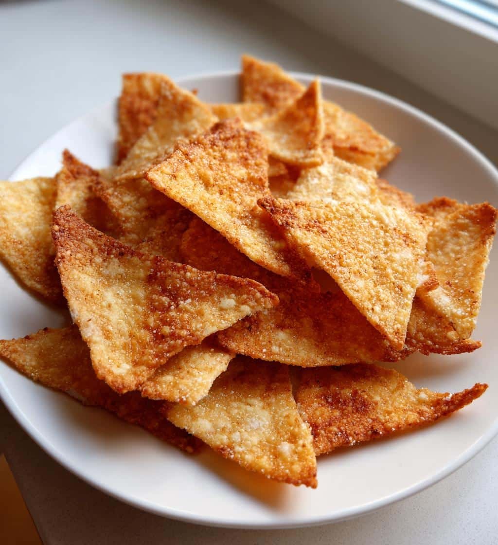 Air Fryer Cassava Flour Tortilla Chips (Paleo)