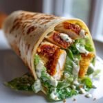 Air Fryer Chicken Caesar Wraps