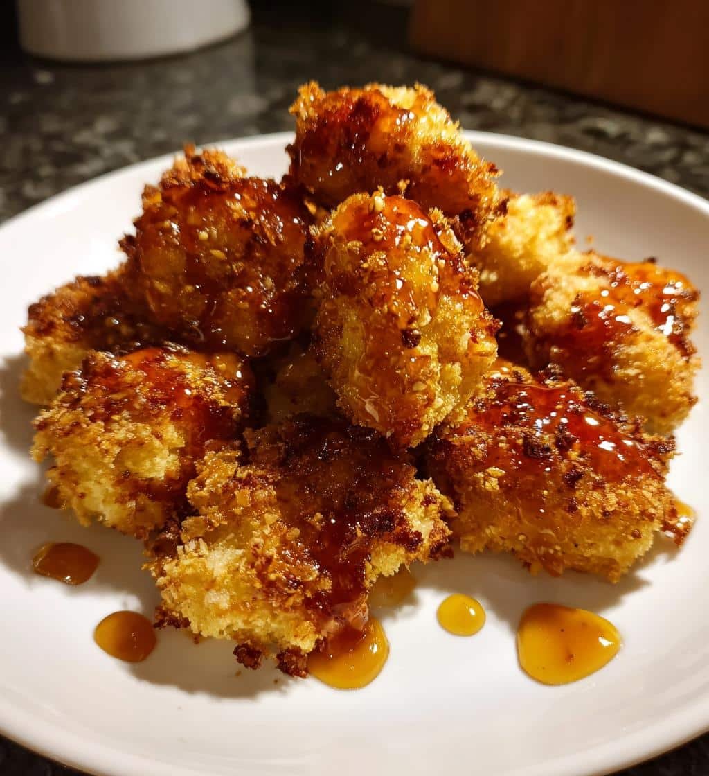 Air Fryer Chicken Nuggets with Hot Honey Drizzle - detail 1