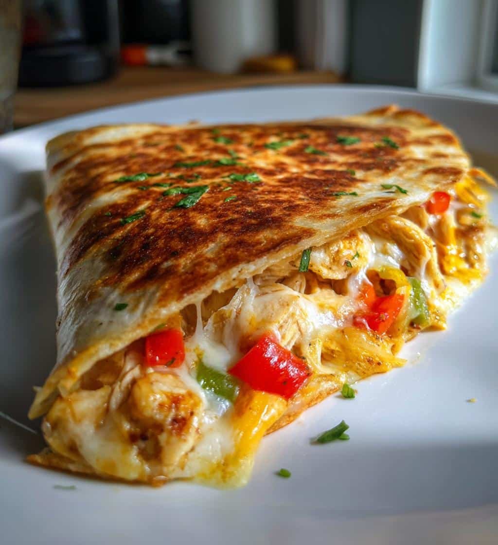 Air Fryer Chicken Quesadillas