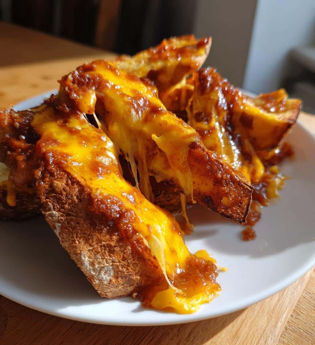 Air Fryer Chili Cheese Wedges - detail 1