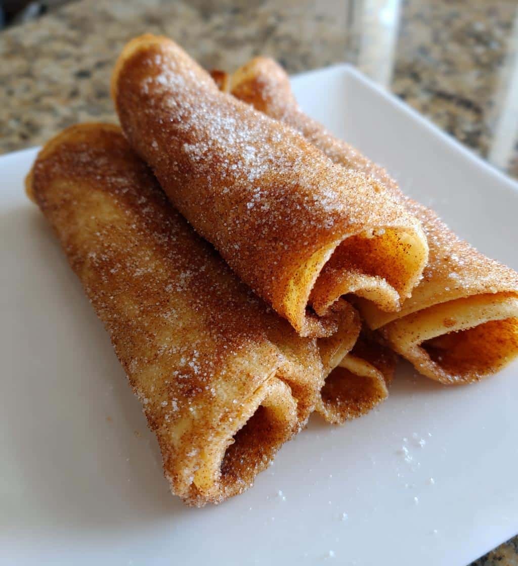 Air Fryer Churro Crepes