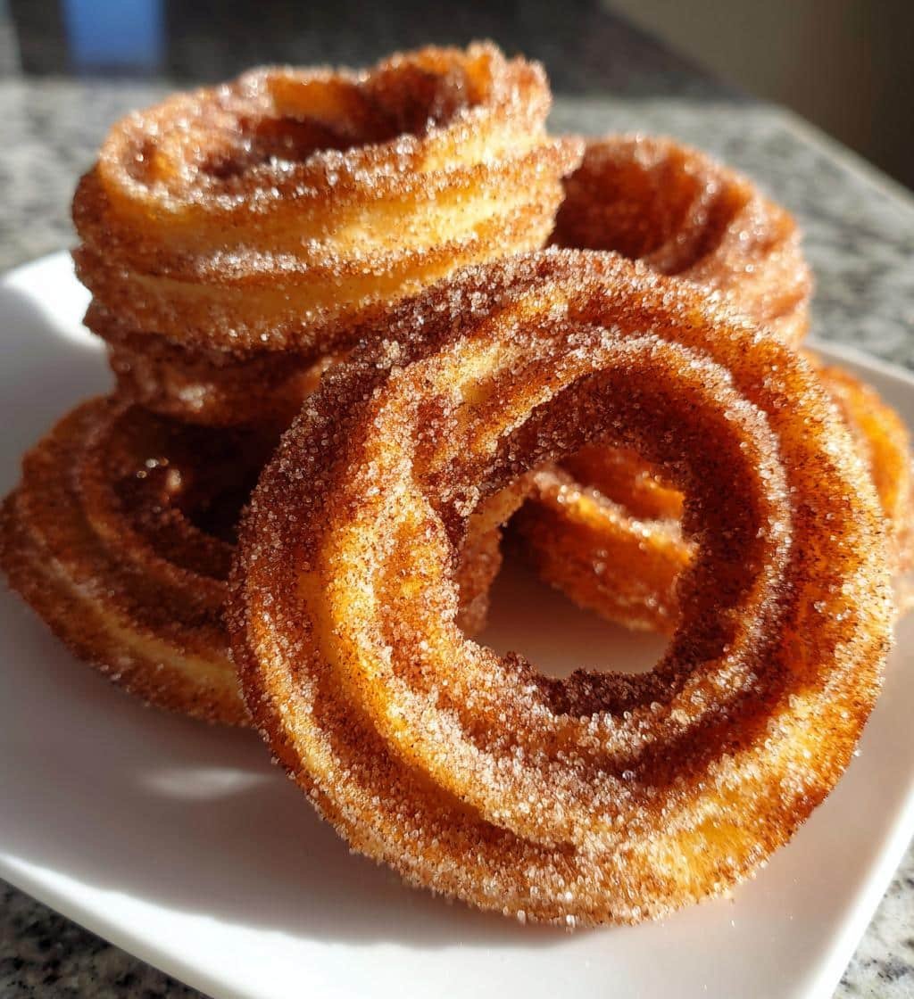 Air Fryer Churro Rings (Donut Shape) - detail 1