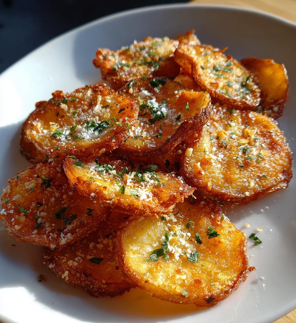 Air Fryer Classic Garlic Parmesan Chips