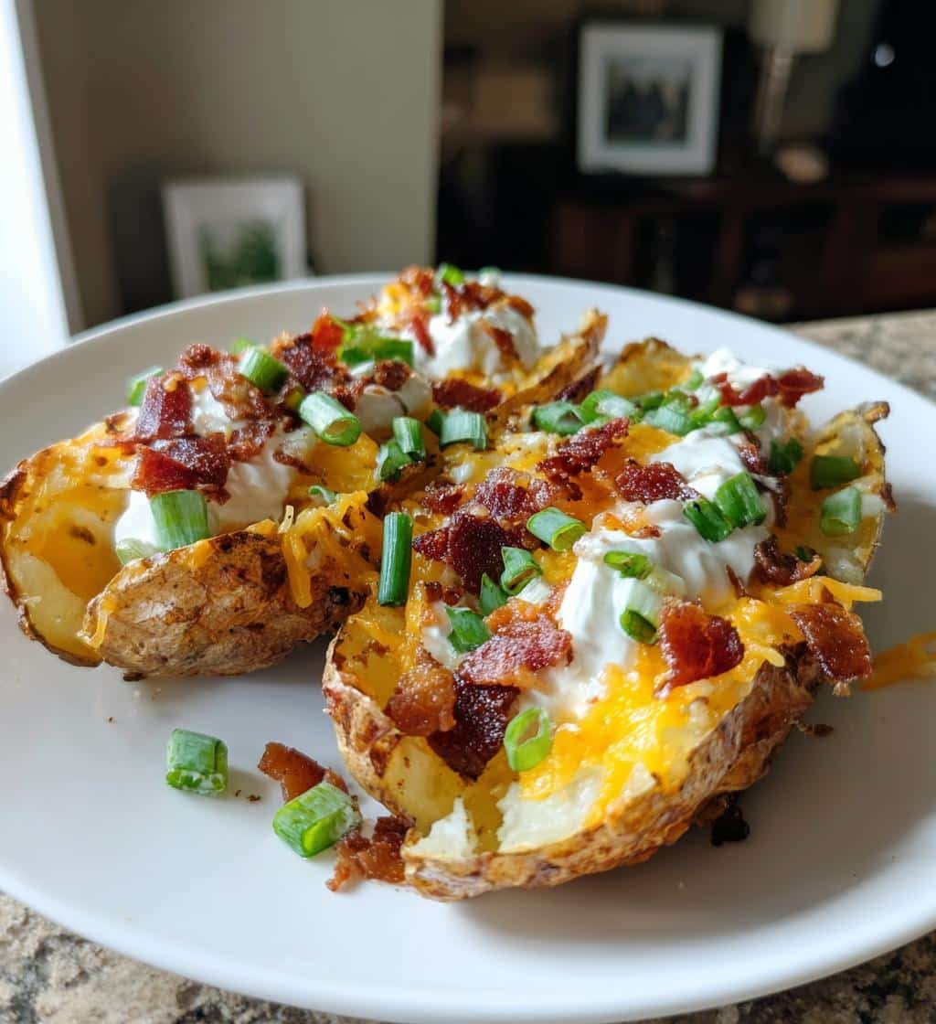 Air Fryer Copycat Steakhouse Loaded Wedges - detail 1