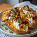 Air Fryer Copycat Steakhouse Loaded Wedges