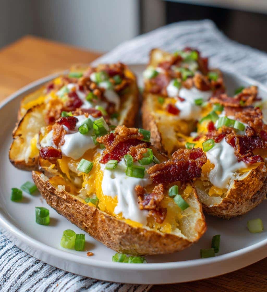 Air Fryer Copycat Steakhouse Loaded Wedges