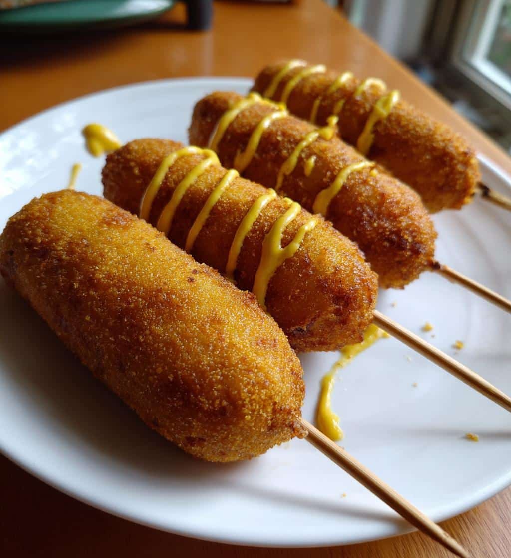 Crispy Air Fryer Corn Dogs Mini Ready in 25 Minutes 4 Air Fryer Corn Dogs Mini - detail 1