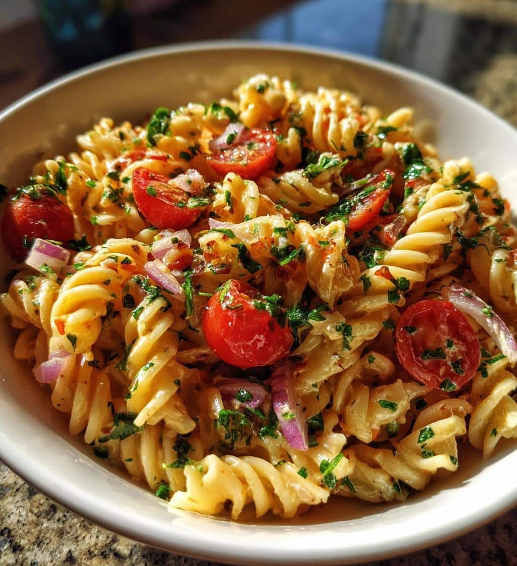 20-Minute Air Fryer Creamy Pasta Salad So Good You'll Devour It 4 Air Fryer Creamy Pasta Salad - detail 1
