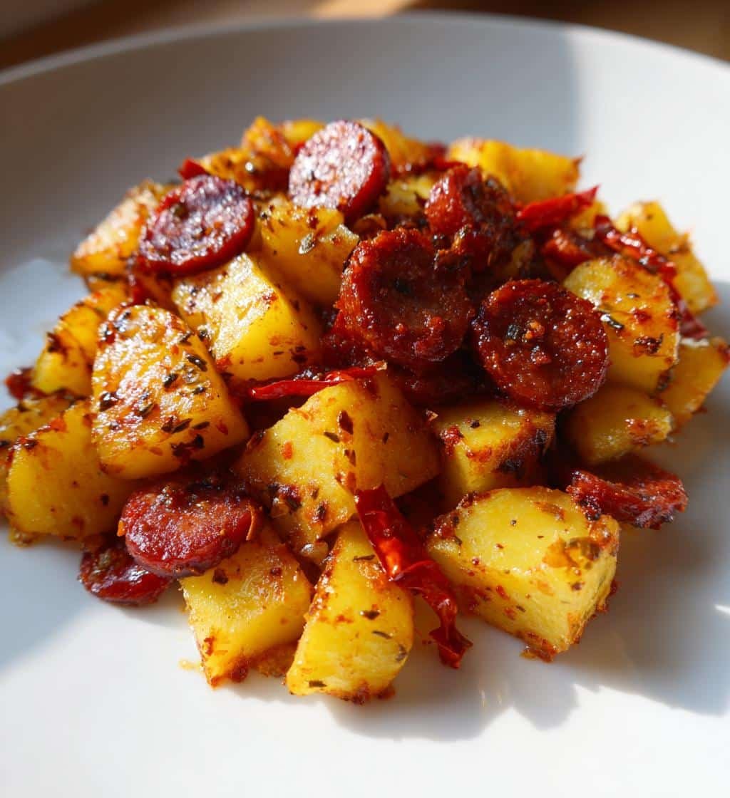Air Fryer Crispy Chorizo Spice Potato