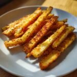 Air Fryer Crispy Eggplant Chip Sticks