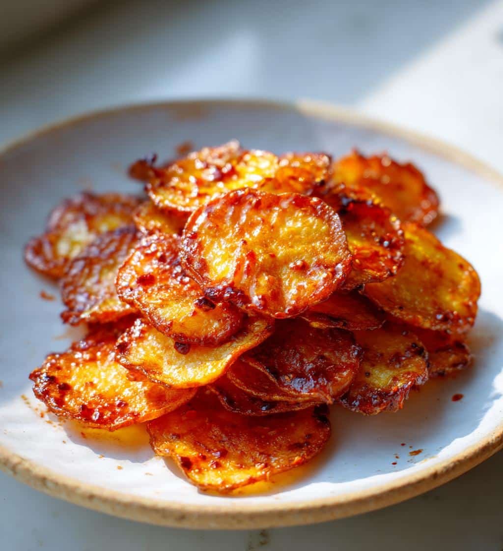 5-Ingredient Air Fryer Crispy Harissa Potato Chips 4 Air Fryer Crispy Harissa Potato Chips - detail 1