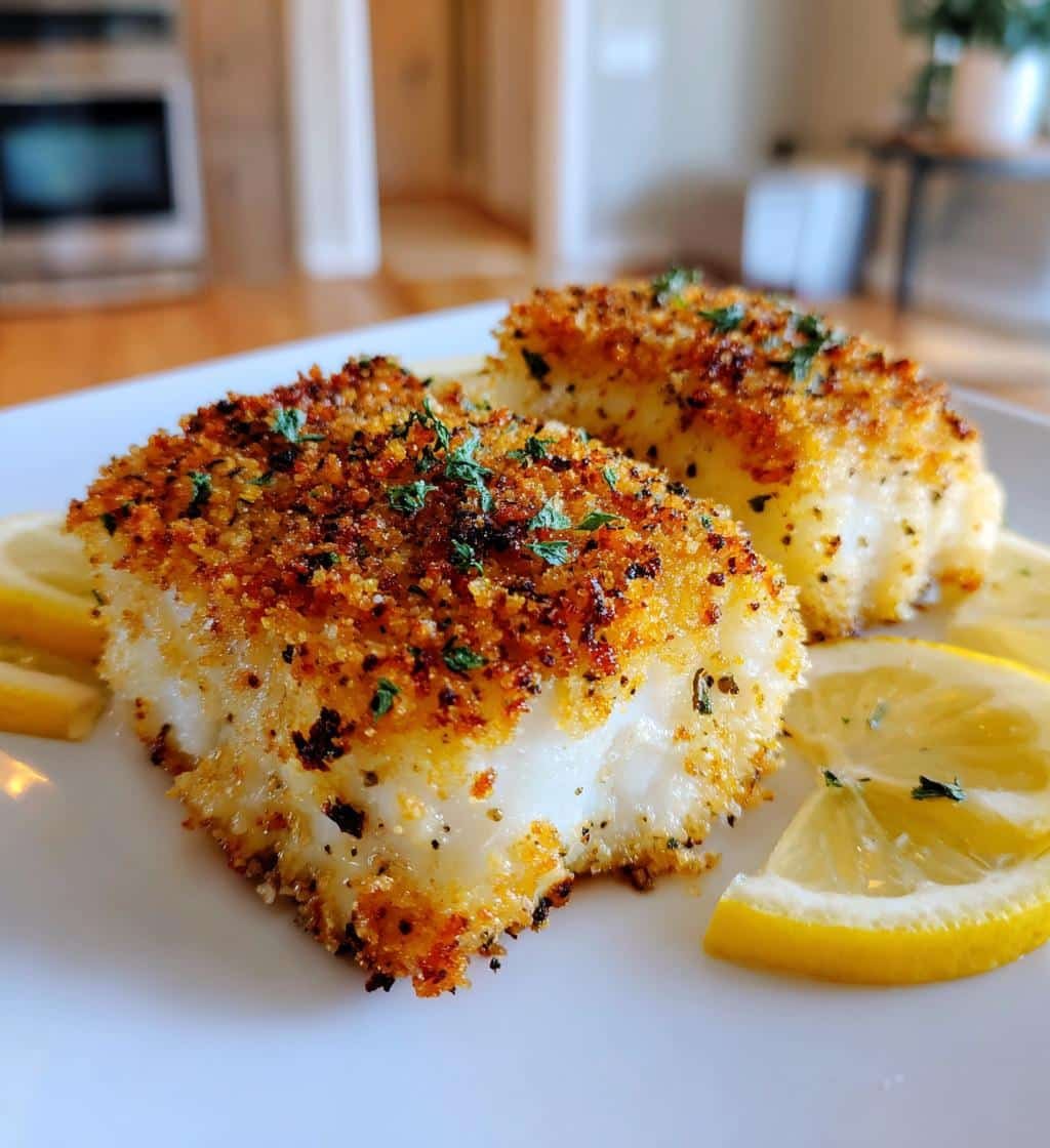 Air Fryer Crispy Lemon Garlic Air Fryer Cod Fillets