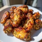 Air Fryer Crispy Lemon Herb Garlic Wings